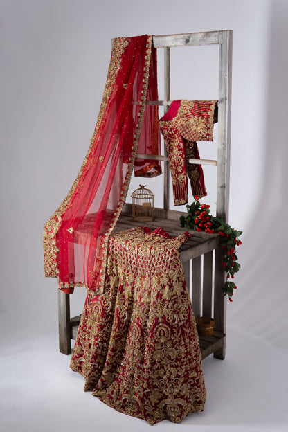 Royal Elegance in Red (CaLL FOR PRICE AND DETAILS)