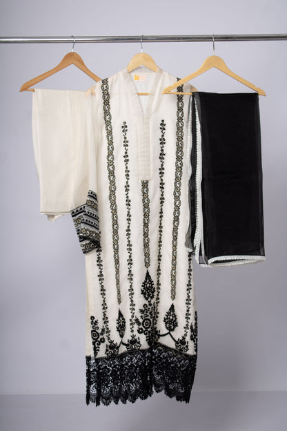 Black Organza